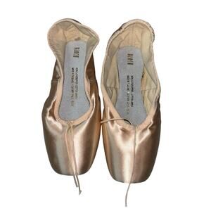 Bloch Pointe Ballet Shoe Pink XX Satin New In Bag Leather Sole Size 7.5 Dance